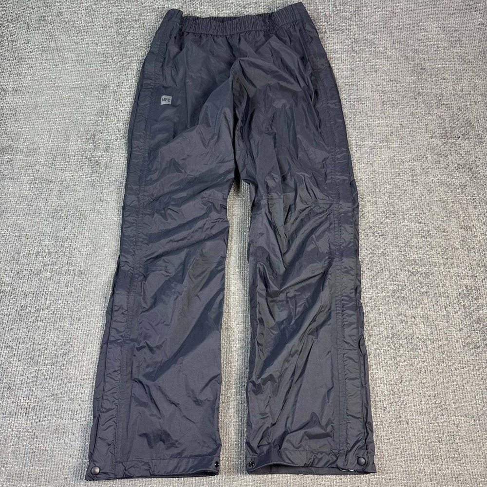 MEC Pertex Shield Rain Pants Womens Medium Black Waterproof Technical Shell